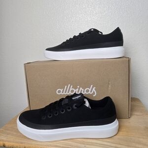 New in Box Allbirds Canvas Piper 2 Everyday Sneakers in Natural Black US Size 12